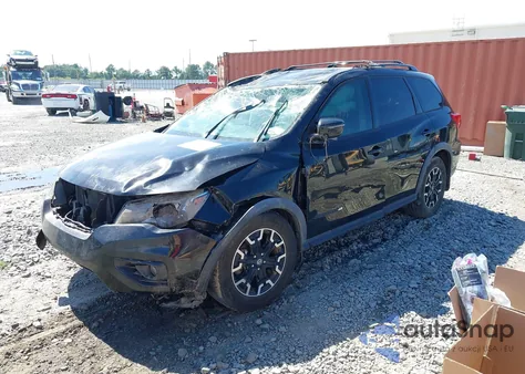 2019 Nissan Pathfinder Sv z USA, uszkodzony, nr VIN 5N1DR2MN7KC627509